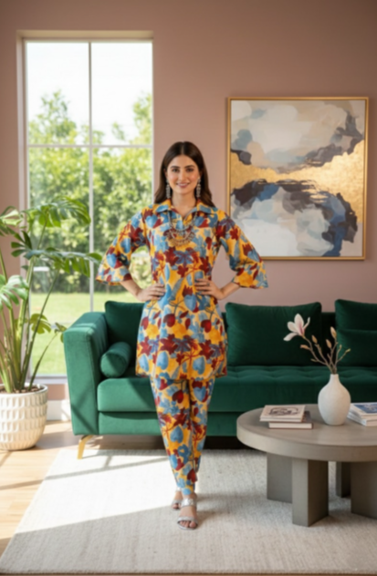 Premium Rayon Co-ord Set – Comfort Meets Style