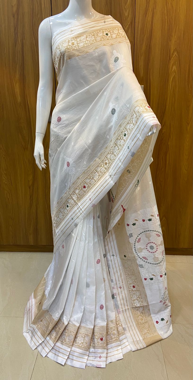COTTON MEENAKARI SAREE