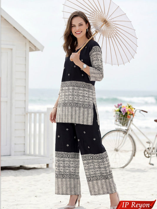 Premium Rayon Co-ord Set – Comfort Meets Style