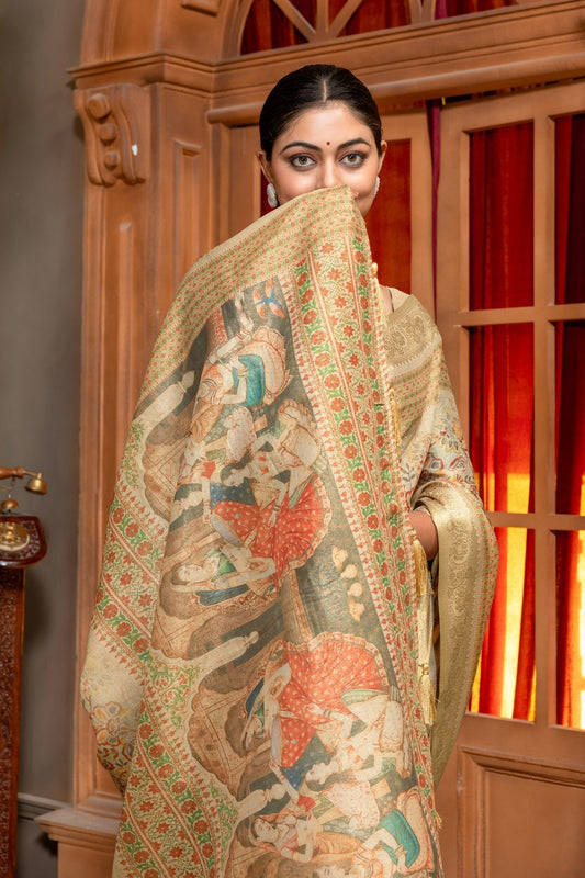 Premium Silk Cotton Saree – Lightweight Festive Elegance
