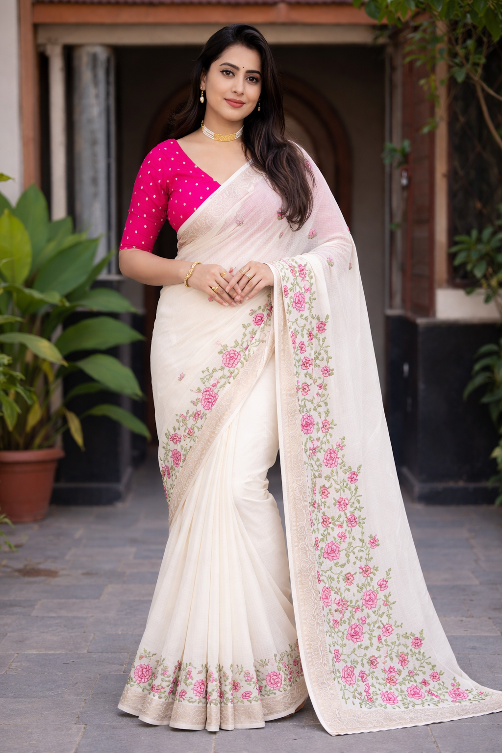 KOTA EMBROIDERY SAREE