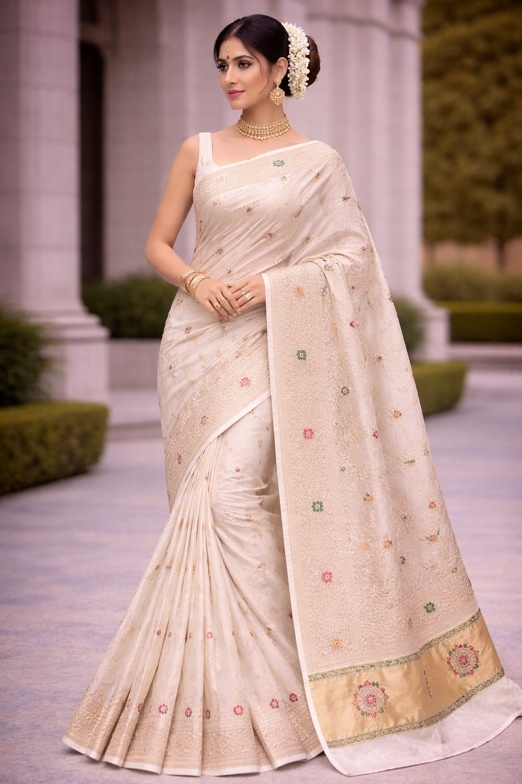 COTTON MEENAKARI SAREE