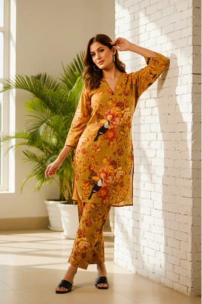 Premium Rayon Co-ord Set – Comfort Meets Style