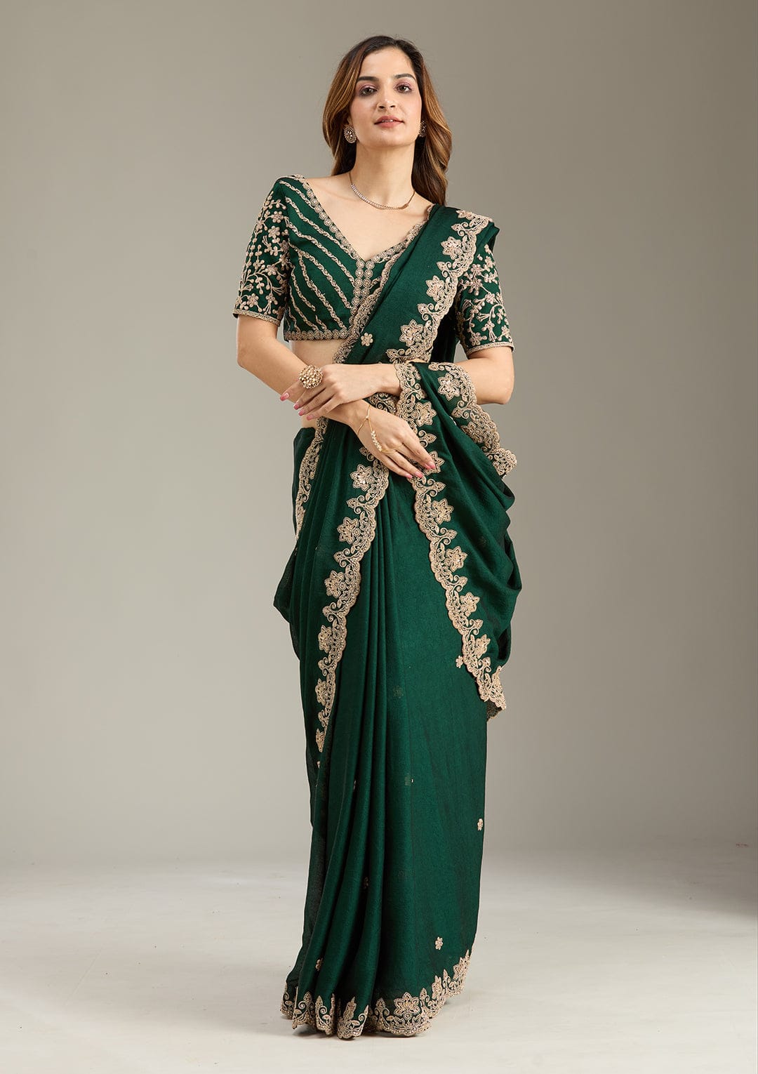 RANGOLI CRUSH SILK DESIGNER SAREE