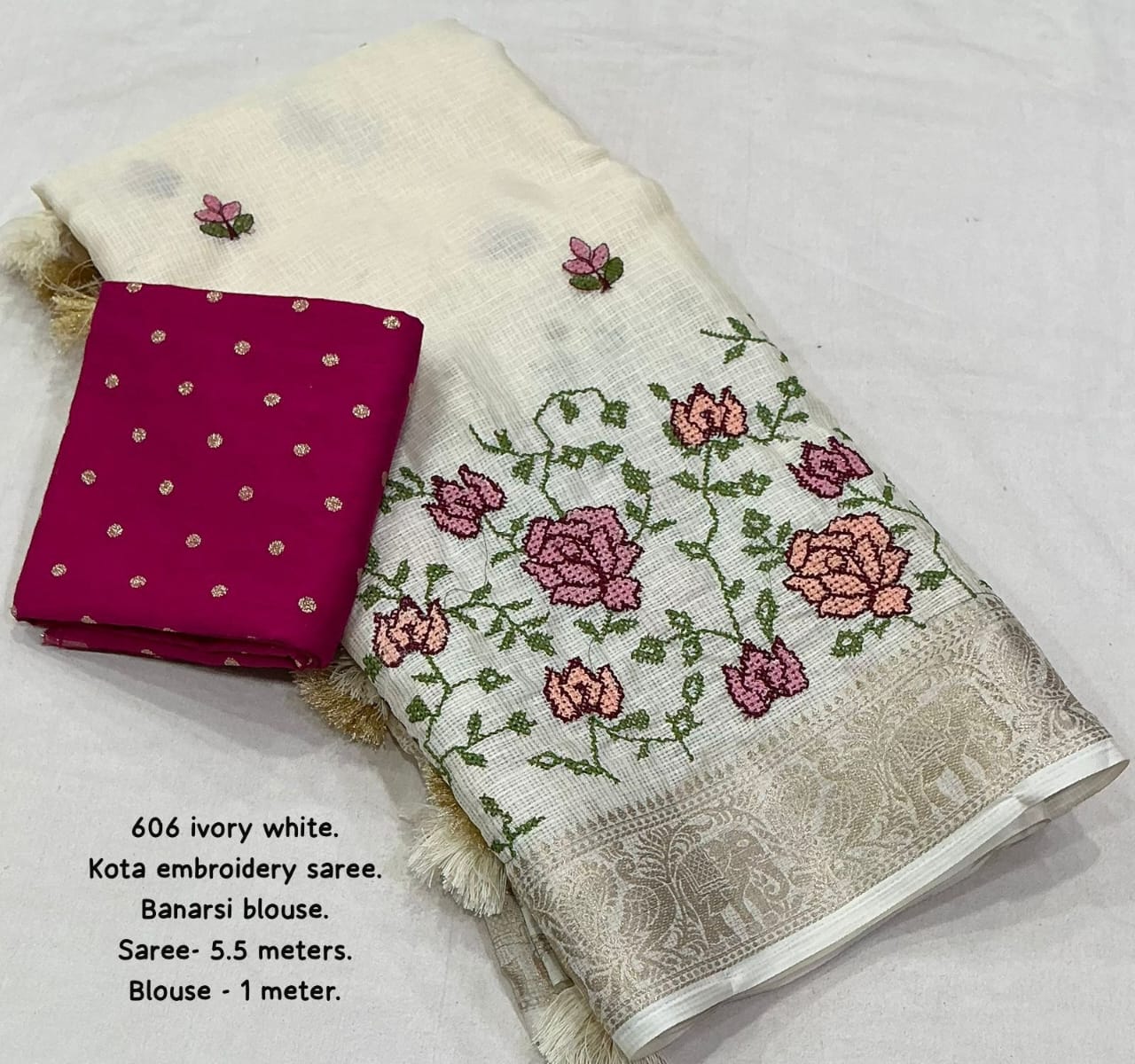 KOTA EMBROIDERY SAREE