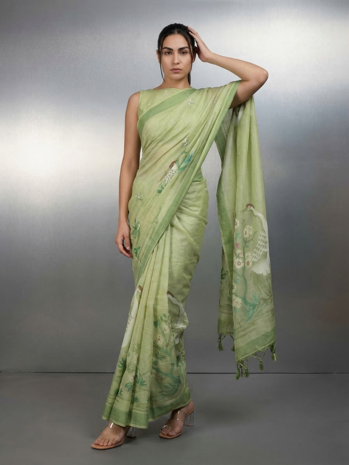 ANIKA MUGA COTTON SUMMER SAREE