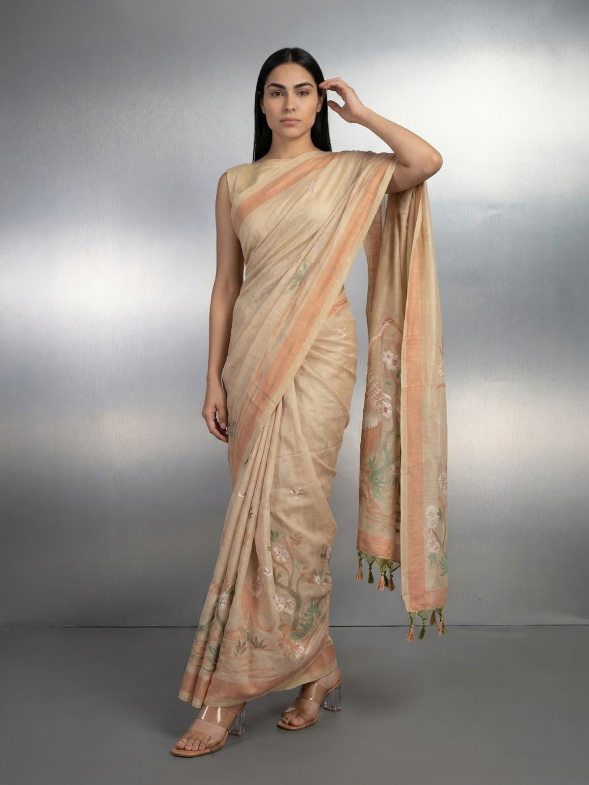 ANIKA MUGA COTTON SUMMER SAREE
