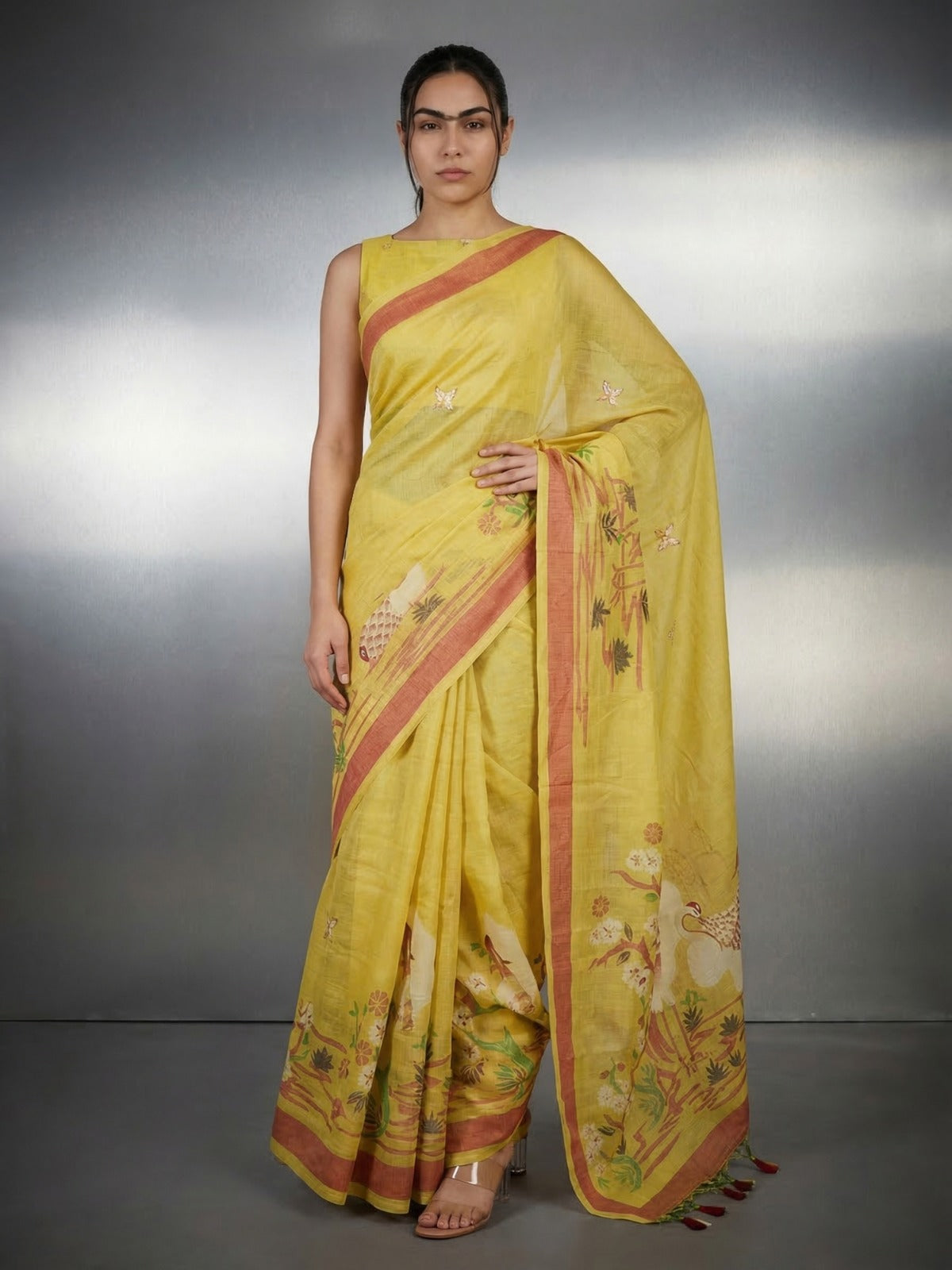 ANIKA MUGA COTTON SUMMER SAREE