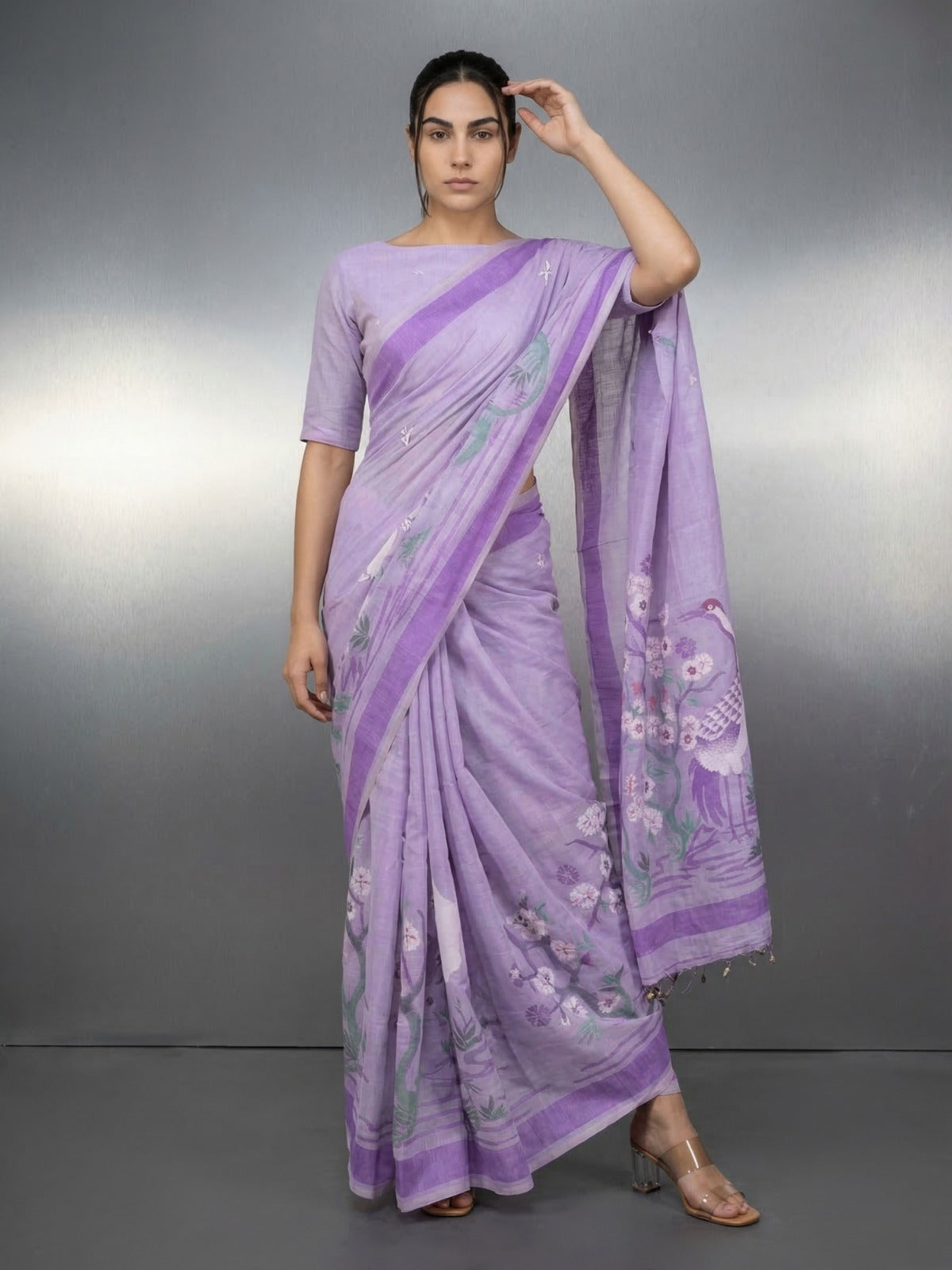 ANIKA MUGA COTTON SUMMER SAREE