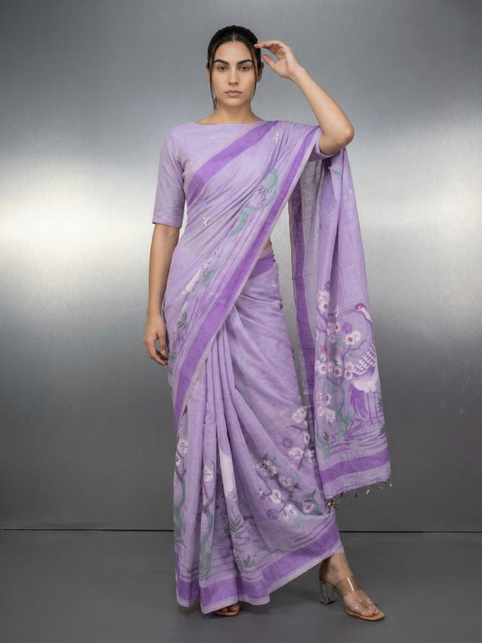 ANIKA MUGA COTTON SUMMER SAREE