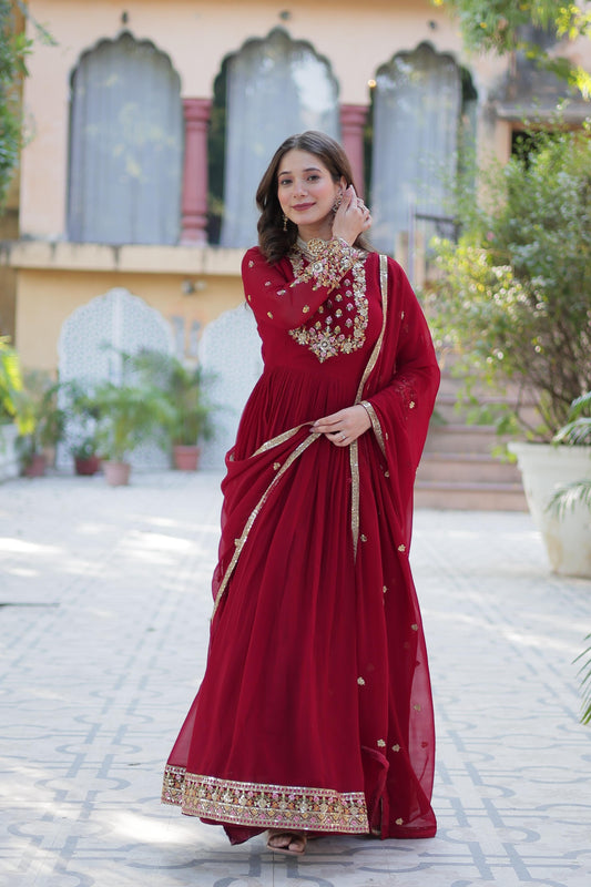 DESIGNER GOWN WITH DUPATTA