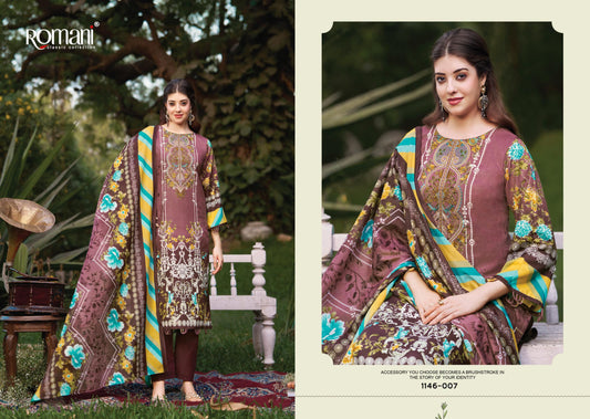 COTTON EMBROIDERED SUIT SET - FESTIVE ELEGANCE