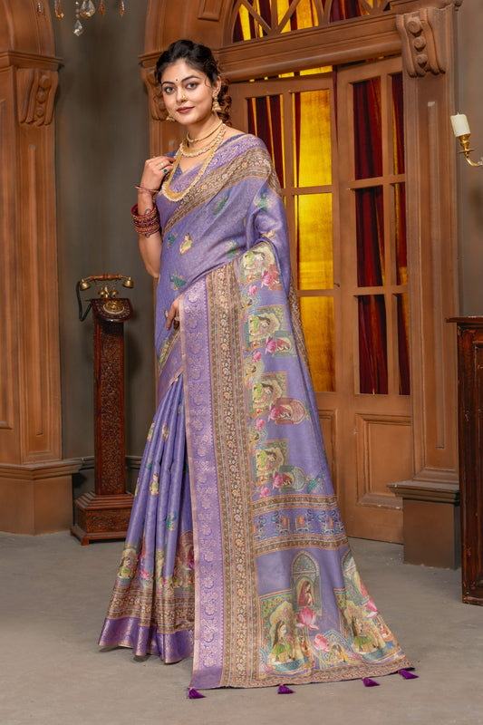 KANJIVARAM SILK SAREE - ROYAL JARI ELEGANCE