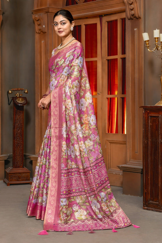KANJIVARAM SILK SAREE - CLASSIC JARI ELEGANCE