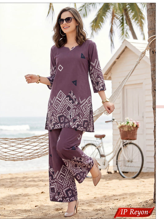 Premium Rayon Co-ord Set – Comfort Meets Style
