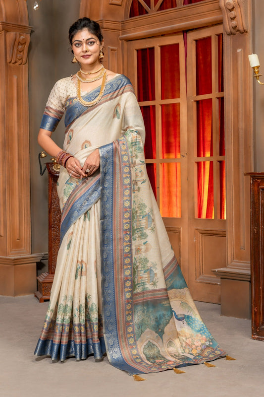 Kanjivaram Silk Saree – Timeless Jari Elegance