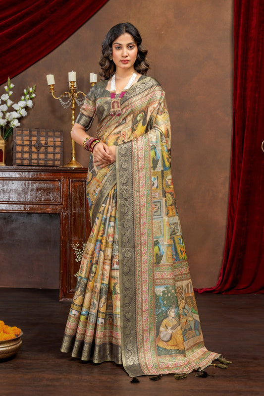 Kanjivaram Silk Saree – Elegant Jari Weave Collection
