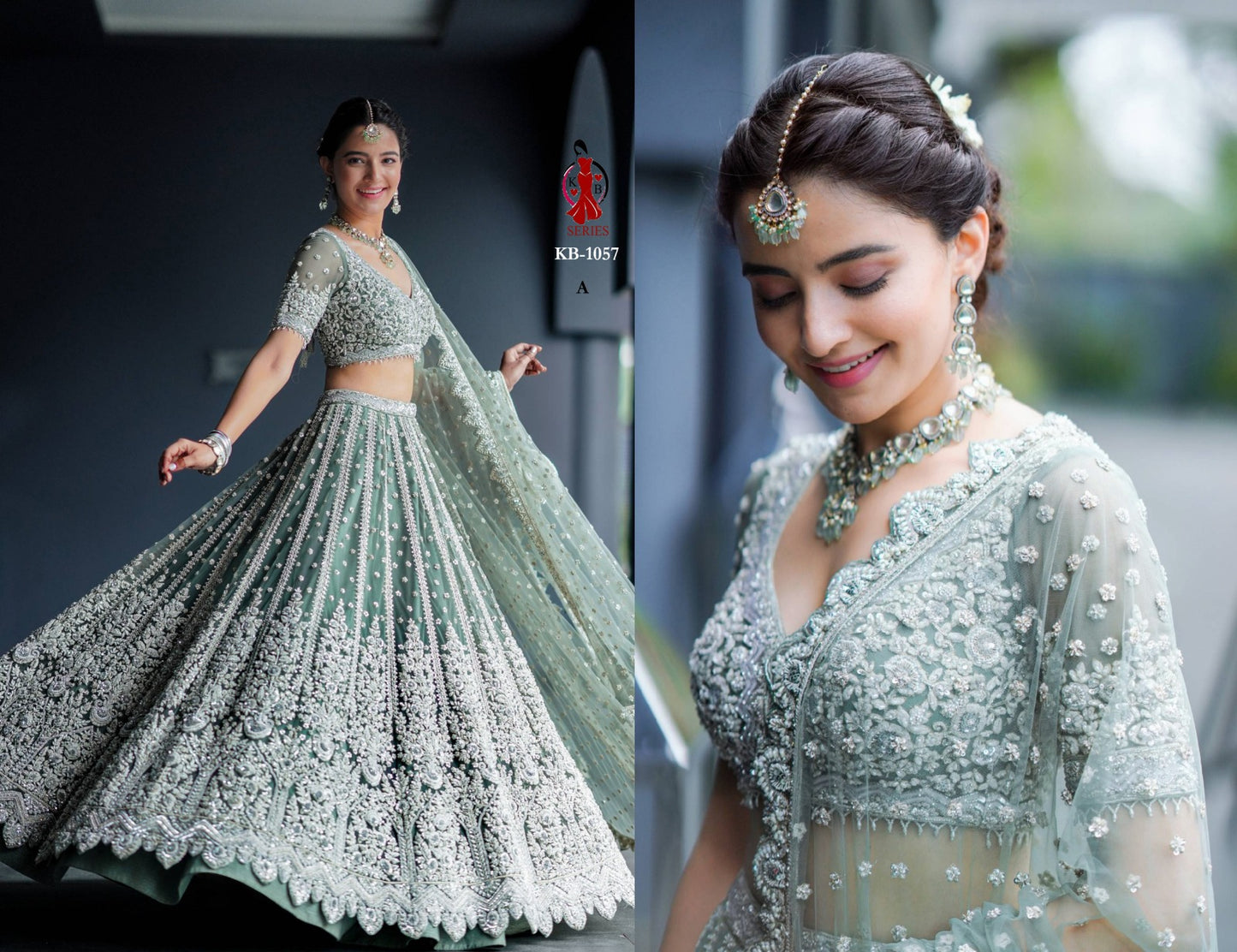 Designer Embroidered Lehenga – Royal Net Bridal Collection