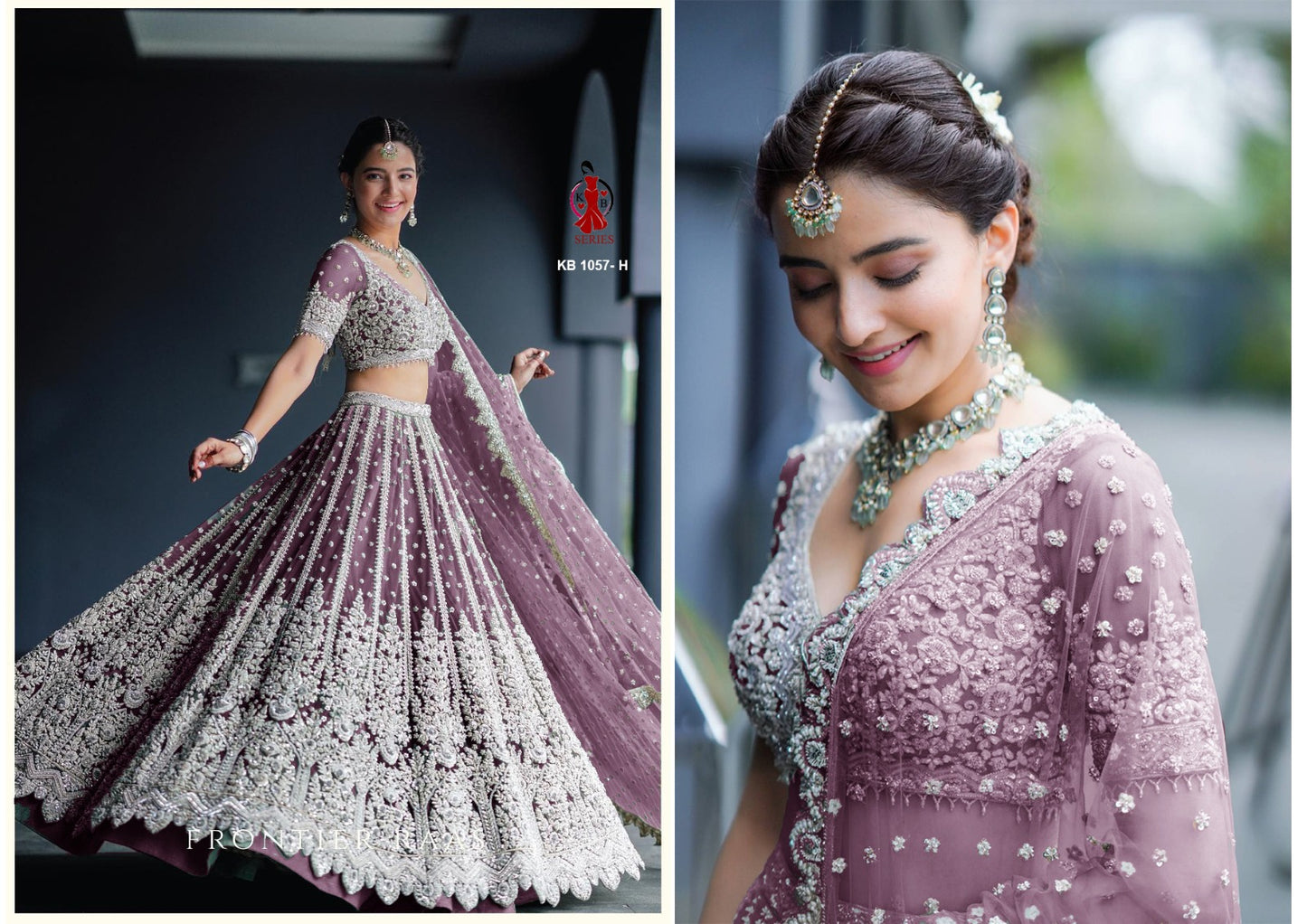 Designer Embroidered Lehenga – Royal Net Bridal Collection
