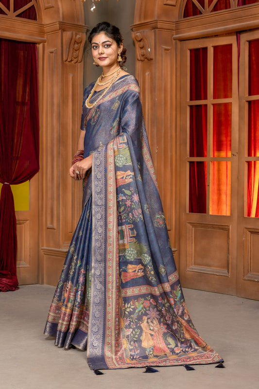 Kanjivaram Silk Saree – Signature Jari Elegance