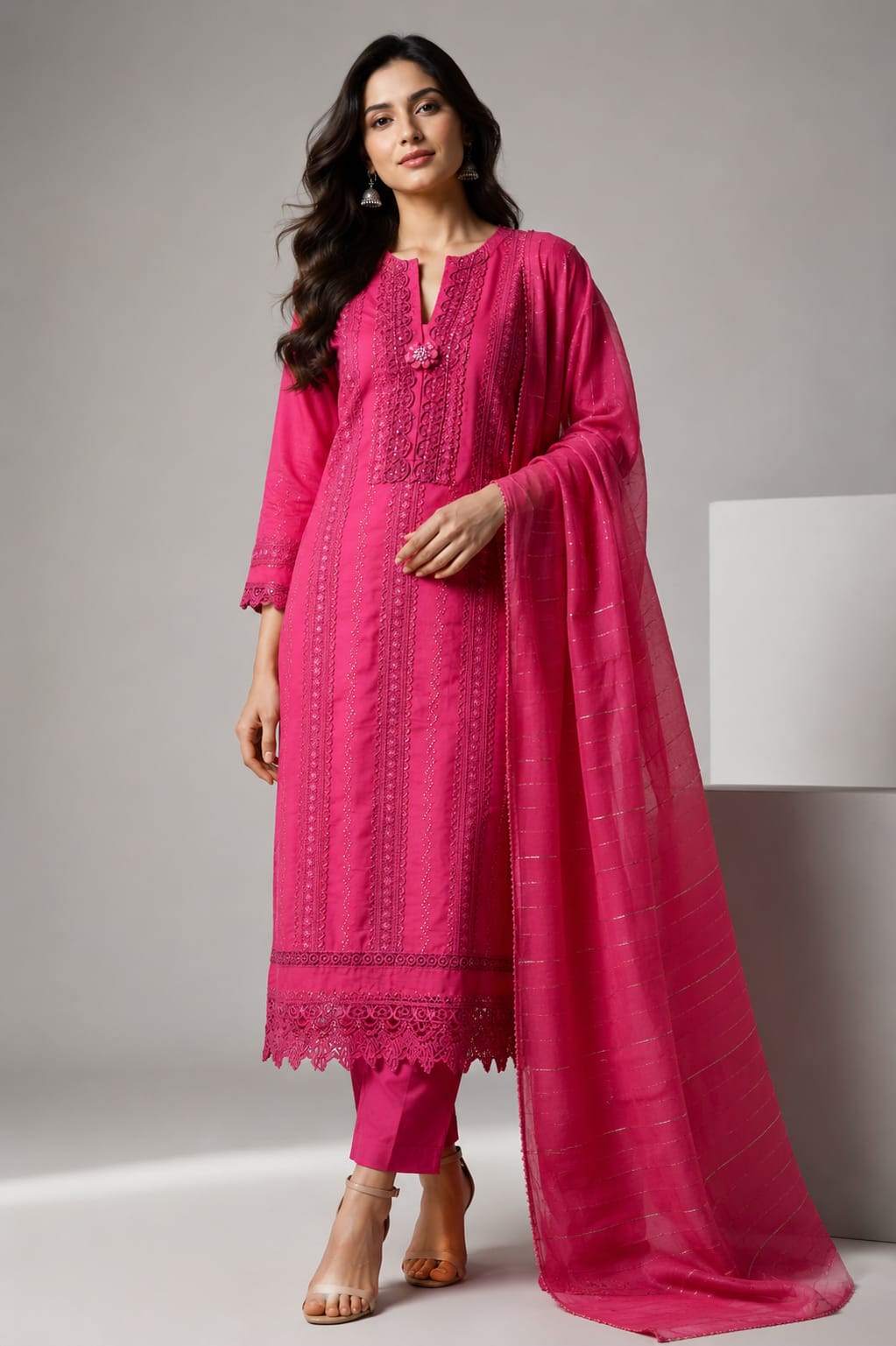 Urbanadaa Presents: Noor-e-Zariya Embroidered Suit Set