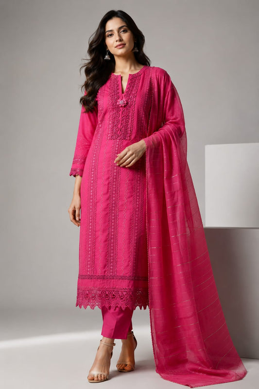 Urbanadaa Presents: Noor-e-Zariya Embroidered Suit Set