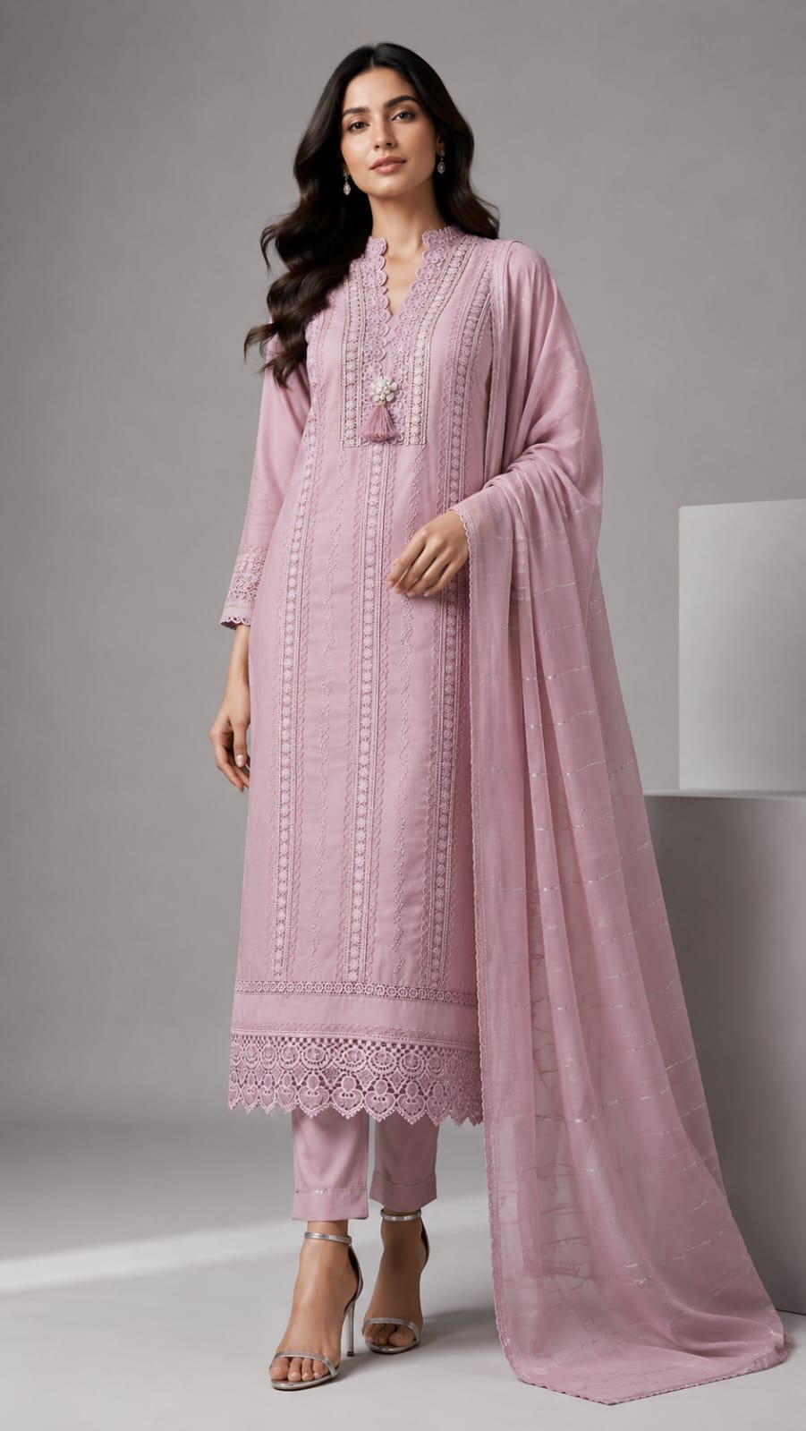 Urbanadaa Presents: Noor-e-Zariya Embroidered Suit Set