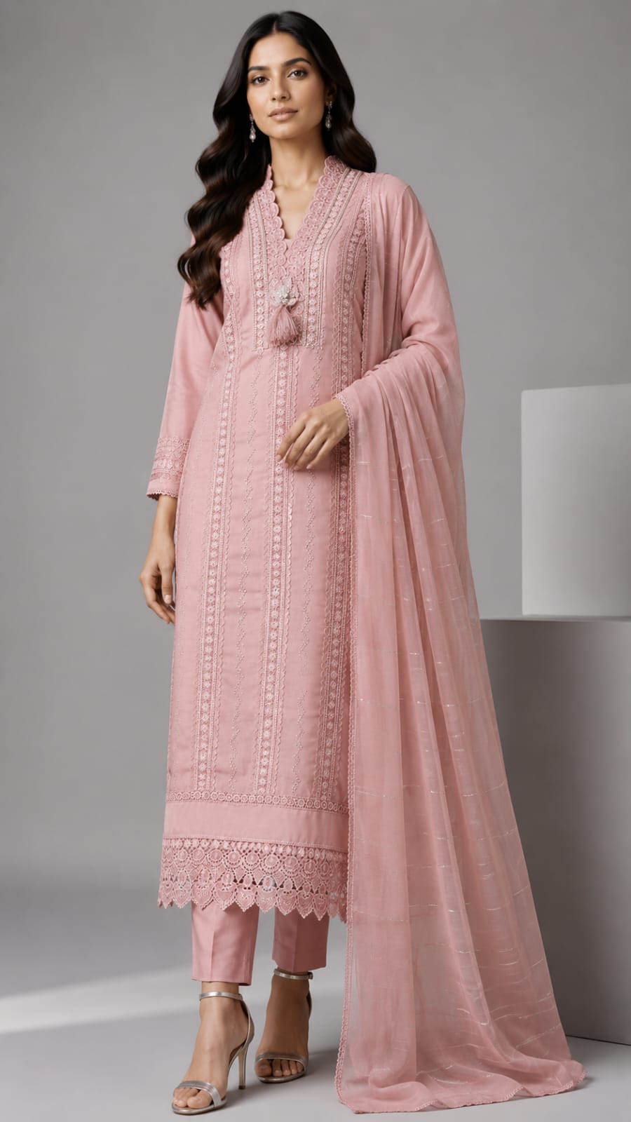 Urbanadaa Presents: Noor-e-Zariya Embroidered Suit Set