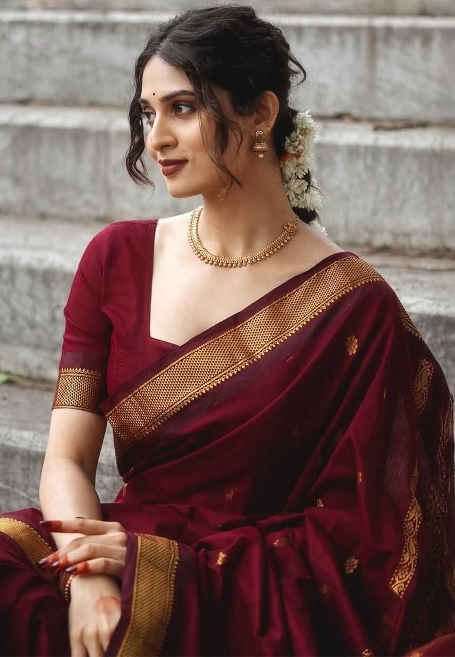 Urbanadaa Women's Banarasi Soft Lichi Silk Saree with Rich Pallu and All Over Jacquard Work | Festive & Party Wear Silk Saree with Heavy Blouse Piece