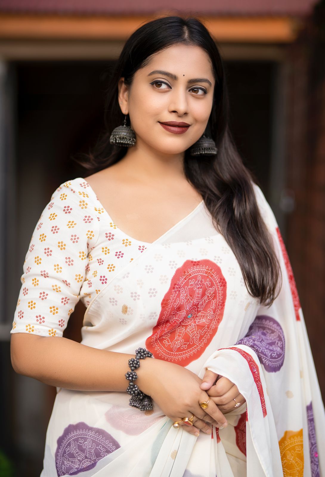 Classic Georgette Printed Saree Collection