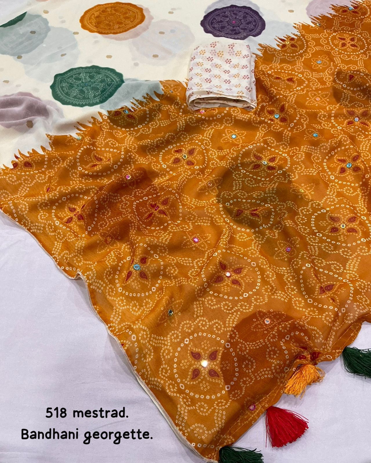 Classic Georgette Printed Saree Collection
