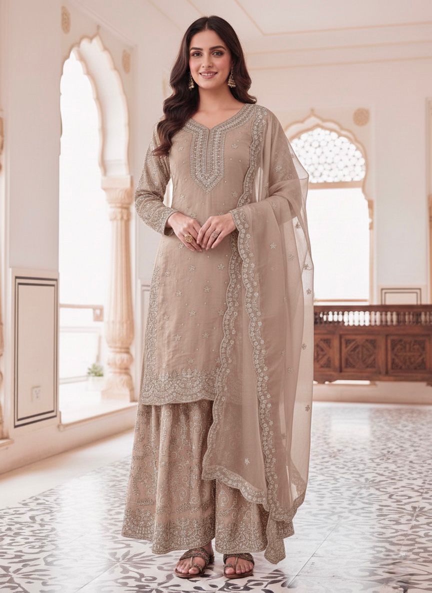 PREMIUM DESIGNER READYMADE TOP PLAZZO