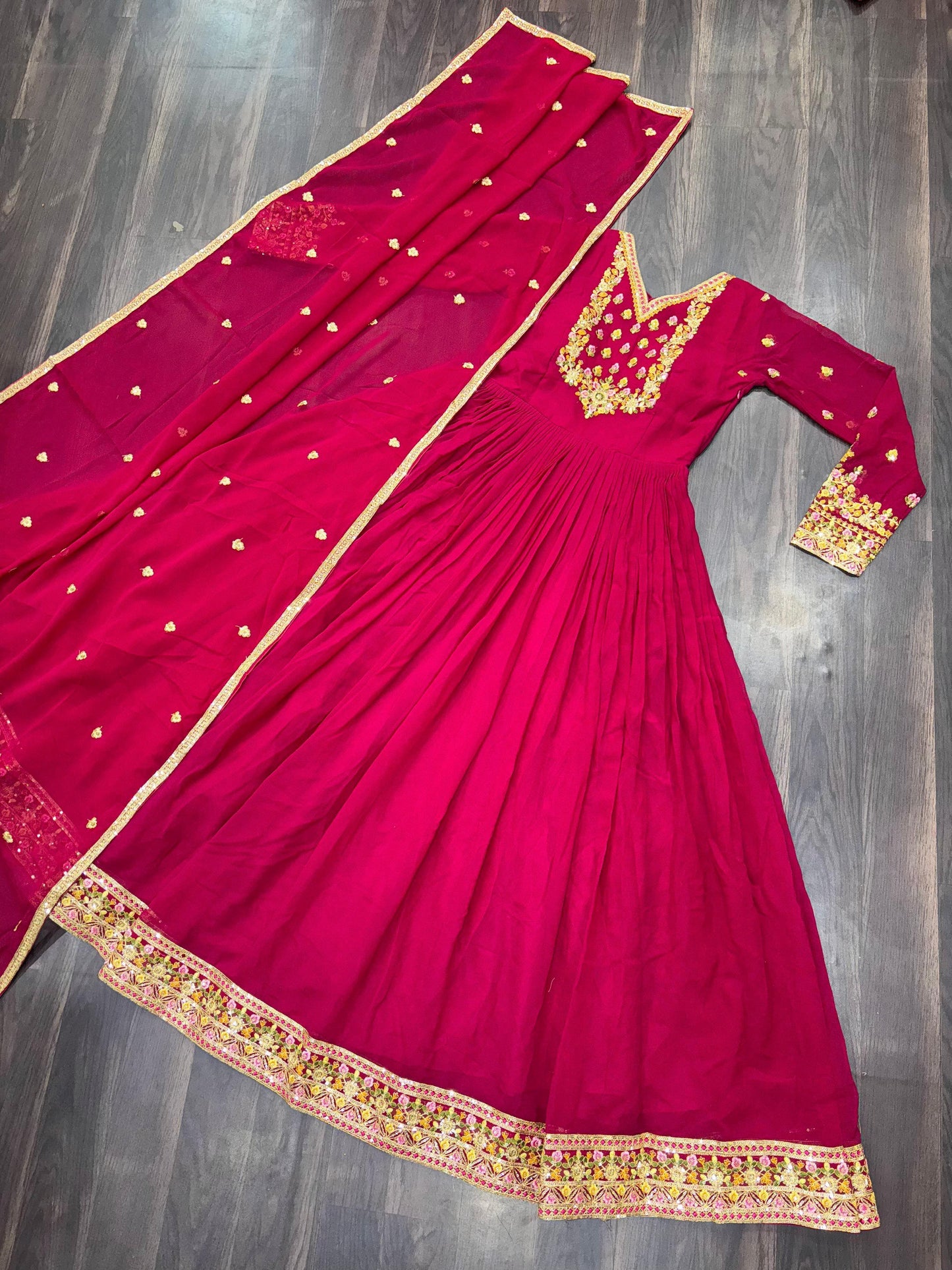 DESIGNER GOWN WITH DUPATTA